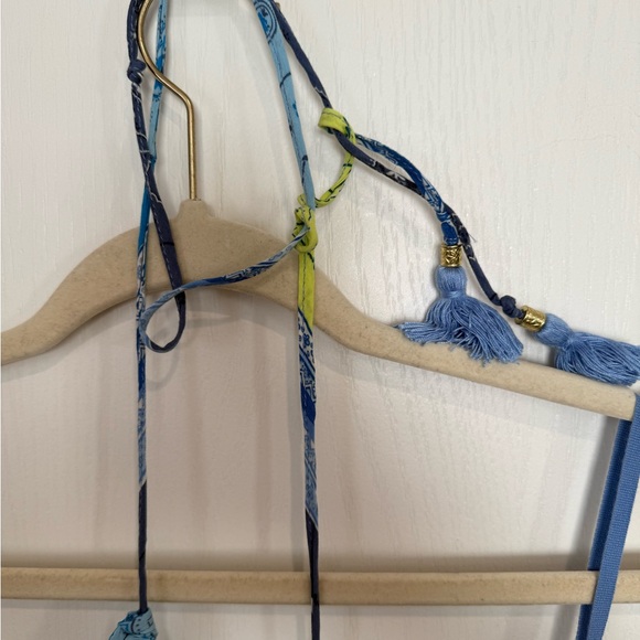 Aerie Vibrant Blue and Lime Jumpsuit - Picture 2 of 4